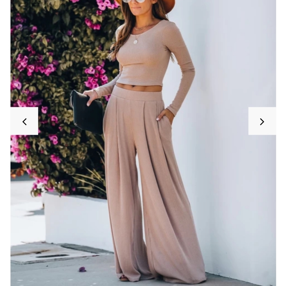 Hermosa Ribbed Mocha Set